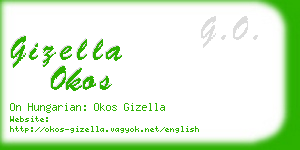 gizella okos business card